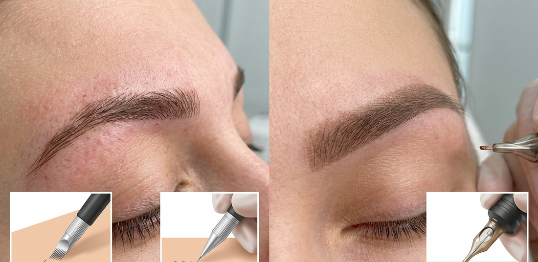 Micropigmentación vs microblading: diferencias en pigmentos