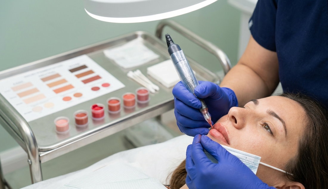 Pigmentos para labios en micropigmentación: cómo elegir el tono ideal