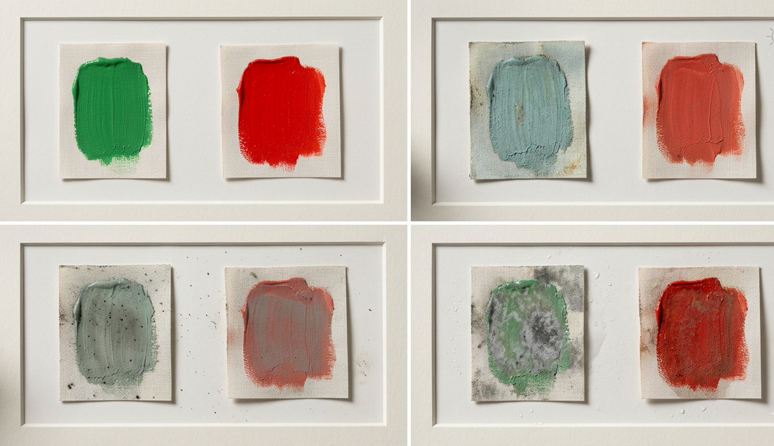 Por qué algunos pigmentos se vuelven grises o rojizos con el tiempo