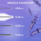 HANAFY CARTUCHOS 1 PUNTA LONG TAPER (1RLLT)