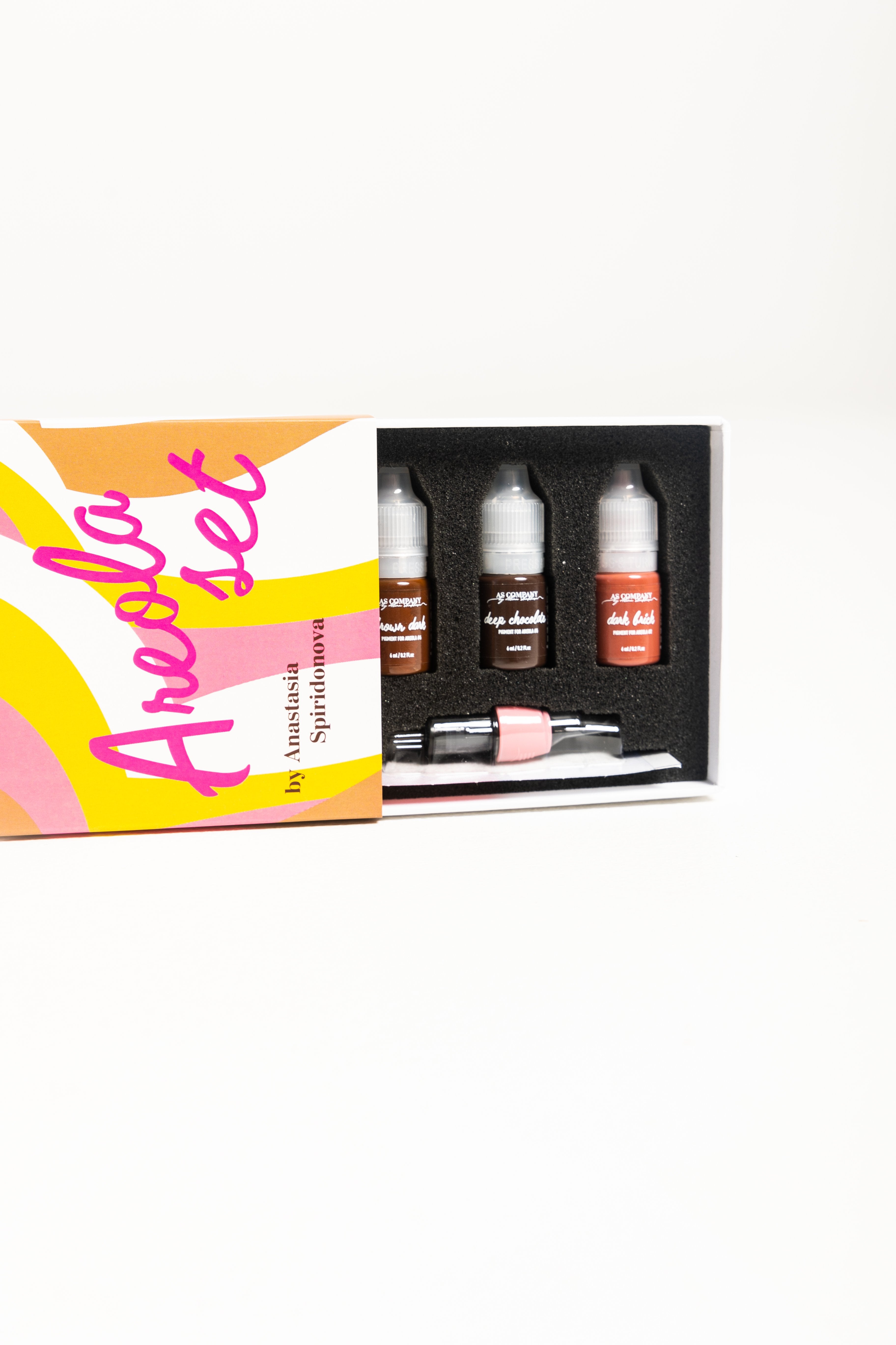 Set Areola Híbridos 6x6ml AS Pigment micropigmentación PMU - vista 3