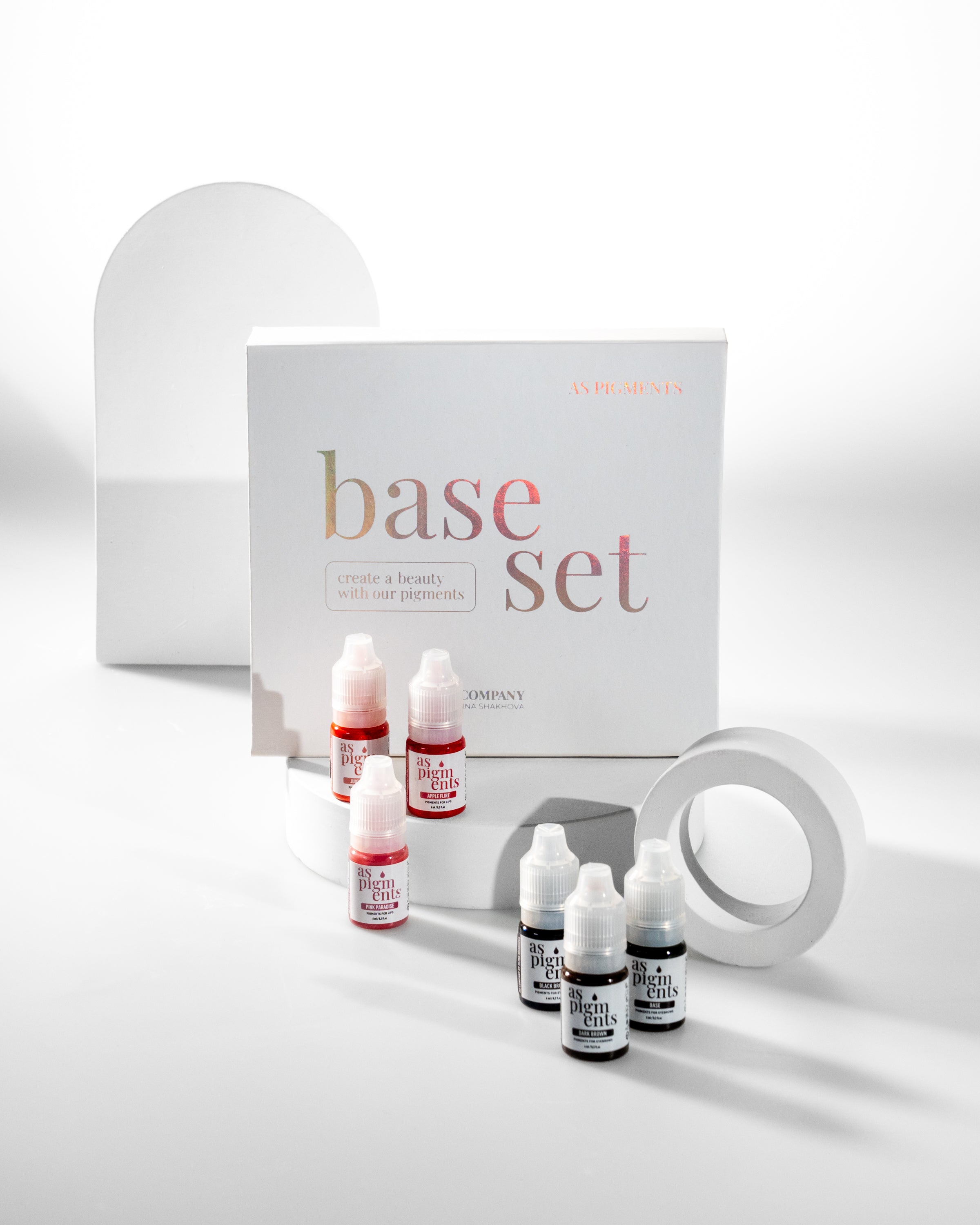 SET MIX BASICO - AS PIGMENTS (HYBRID, 10 pcs / 6 ml)