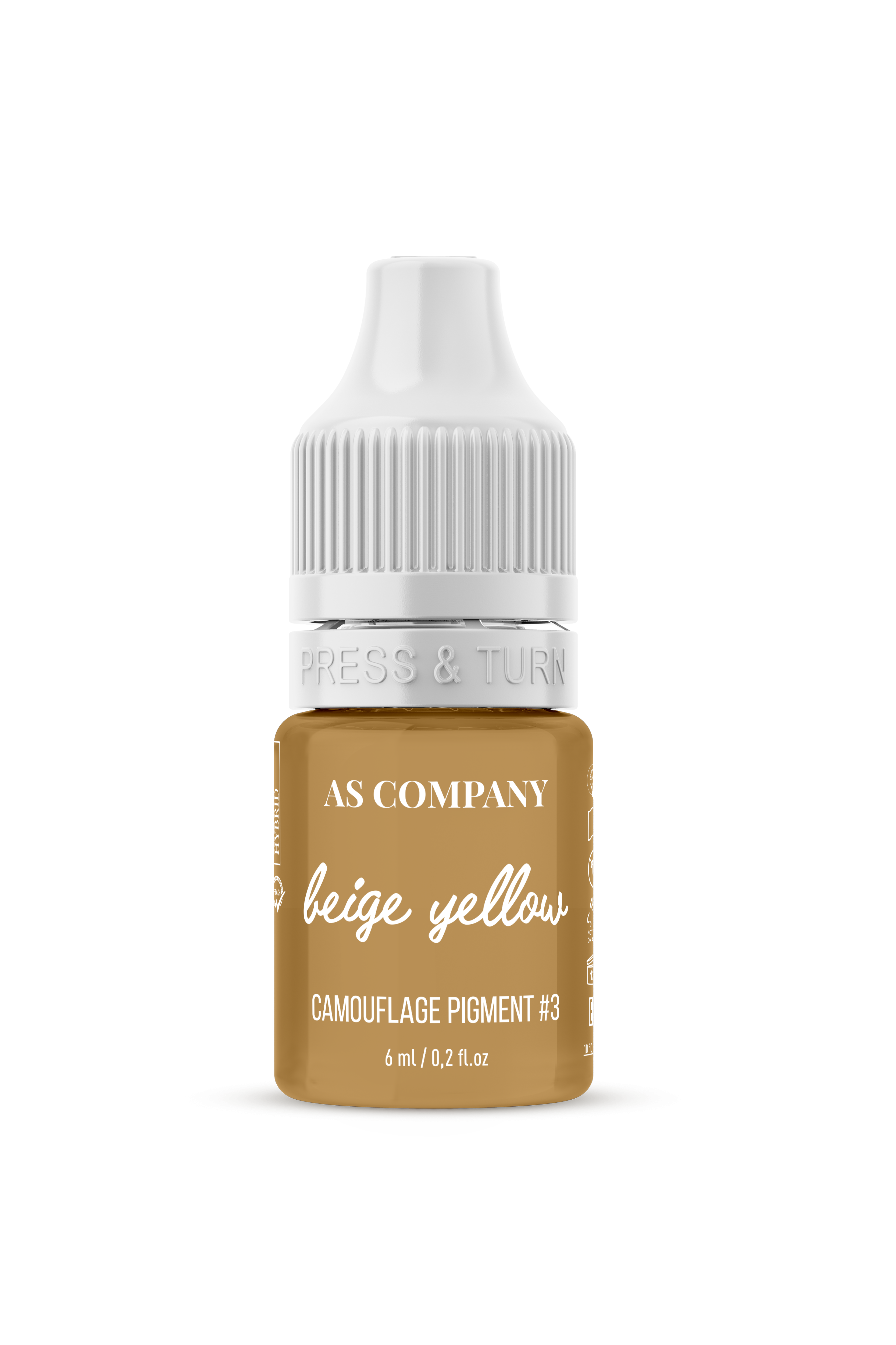Set Camouflage 6x6ml AS Pigment micropigmentación PMU - vista 4