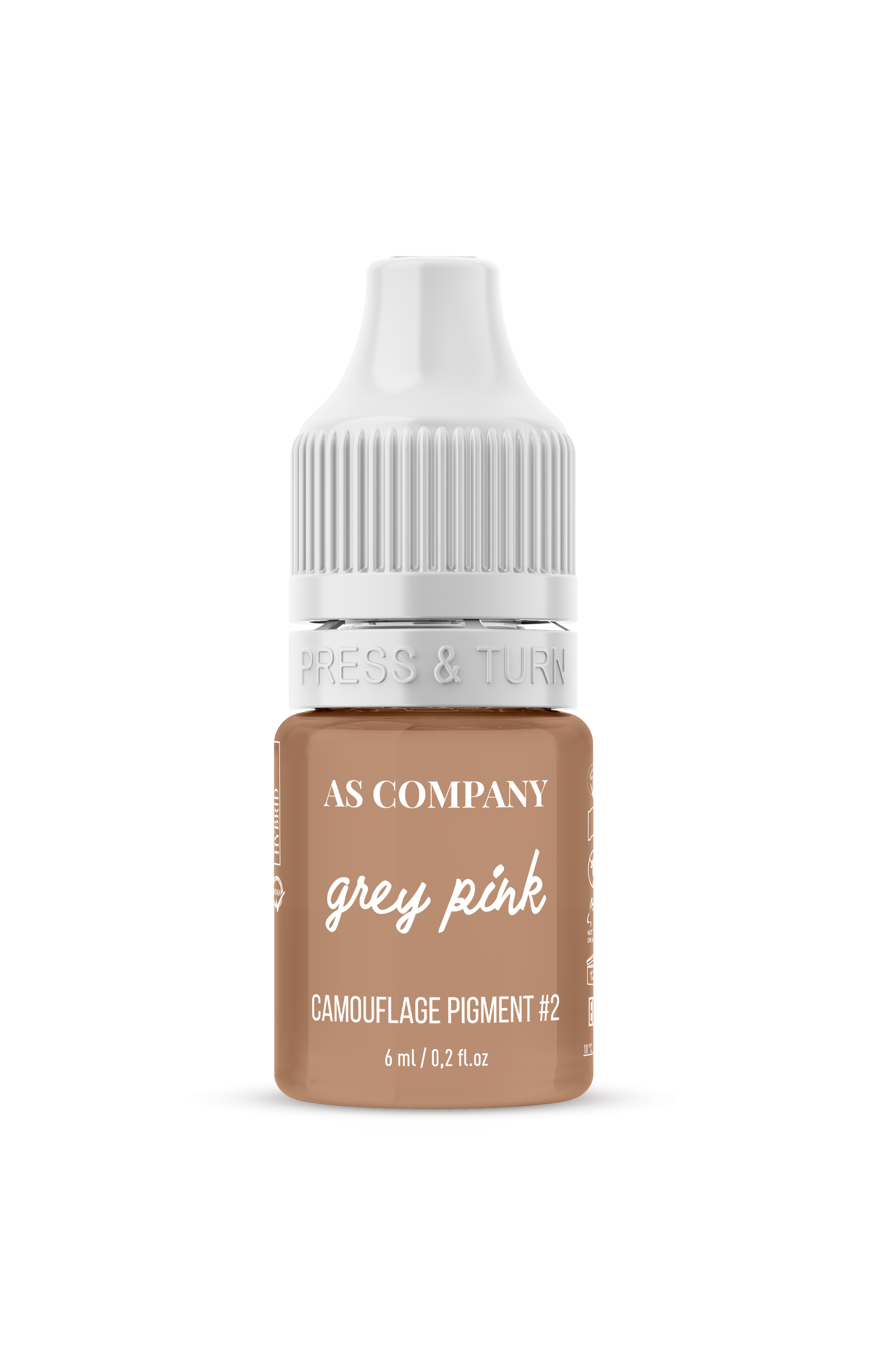 Set Camouflage 6x6ml AS Pigment micropigmentación PMU - vista 6
