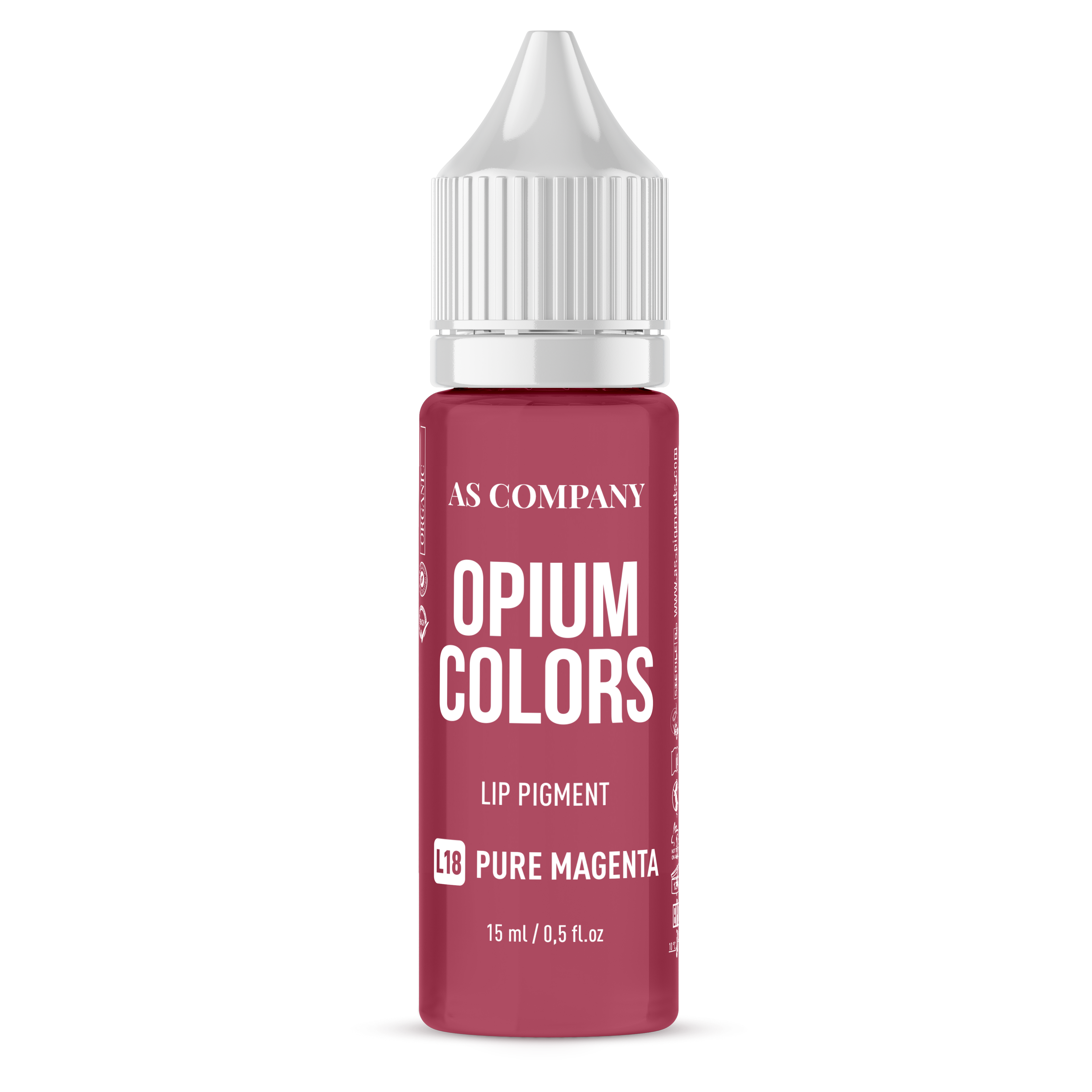 SET LABIOS - OPIUM COLORS (ORGANIC, 6 pcs / 6 ml)